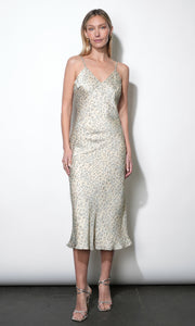 Cassandra Animal Midi Slip Dress