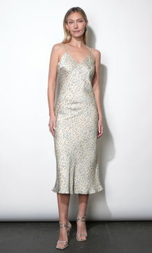 Cassandra Animal Midi Slip Dress