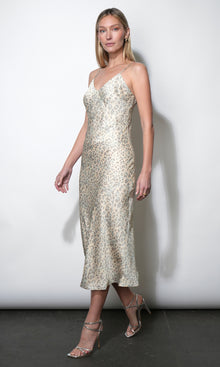 Cassandra Animal Midi Slip Dress