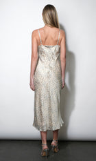 Cassandra Animal Midi Slip Dress