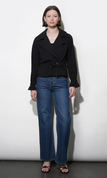 Jenas Tie Waist Short Trench