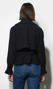 Jenas Tie Waist Short Trench