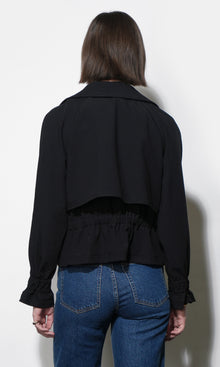 Jenas Tie Waist Short Trench