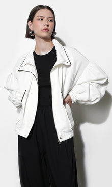 Rachel Lightweight Funnel Neck Jacket