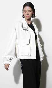 Rachel Lightweight Funnel Neck Jacket