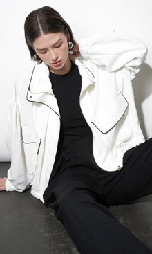 Rachel Lightweight Funnel Neck Jacket