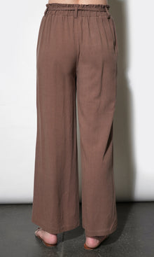 Mia Easy Wide Leg Pant With Tie Belt