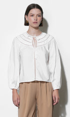 Hadlee Embroidered Lace Blouse