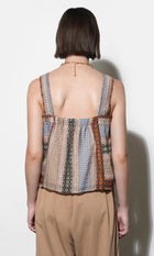 Kai Pleated Strap Tank