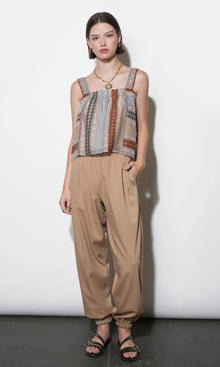 Kai Pleated Strap Tank