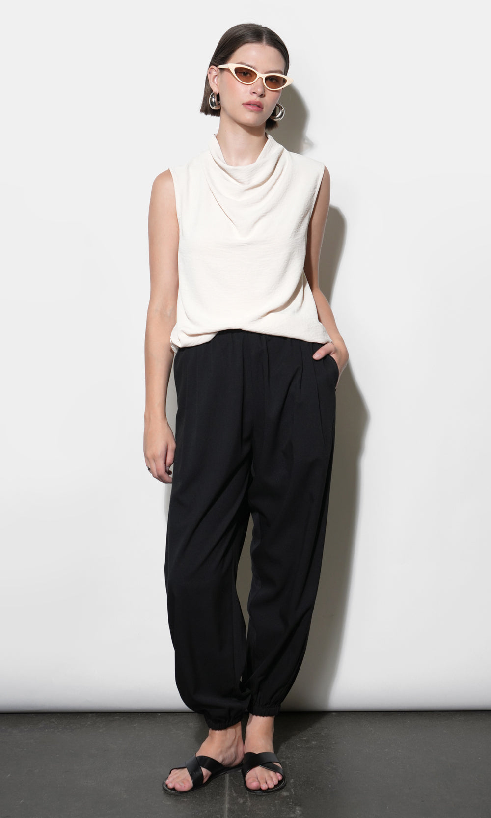 Quinn High Cowl Neck Top