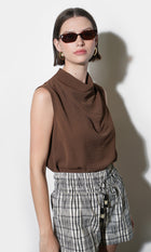Quinn High Cowl Neck Top