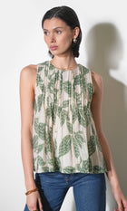 Elaine Sleeveless Pintuck Top