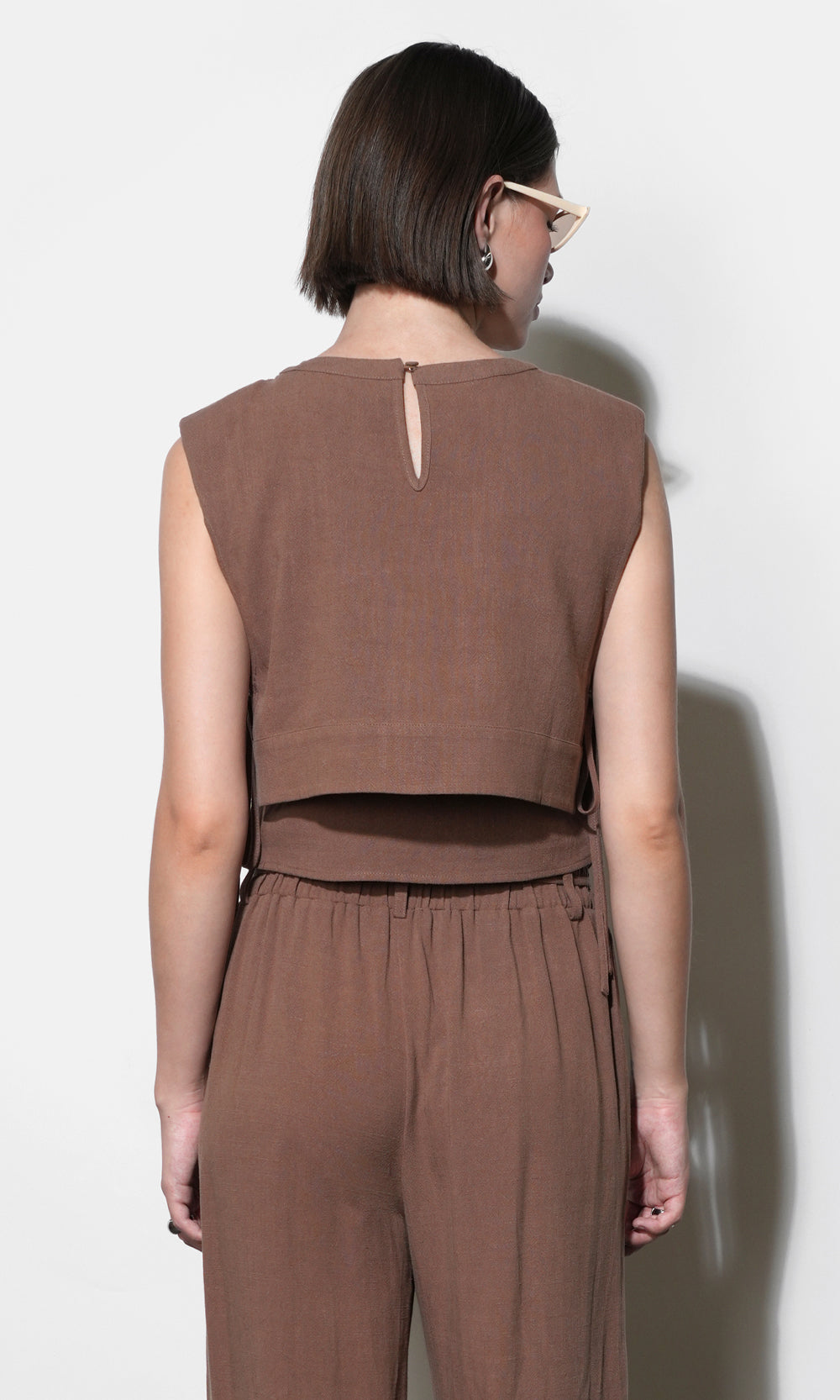 Luna Double Layer Side Tie Top