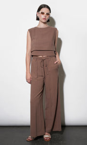 Luna Double Layer Side Tie Top
