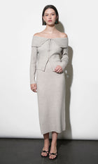 Gabrielle Knit Midi Skirt