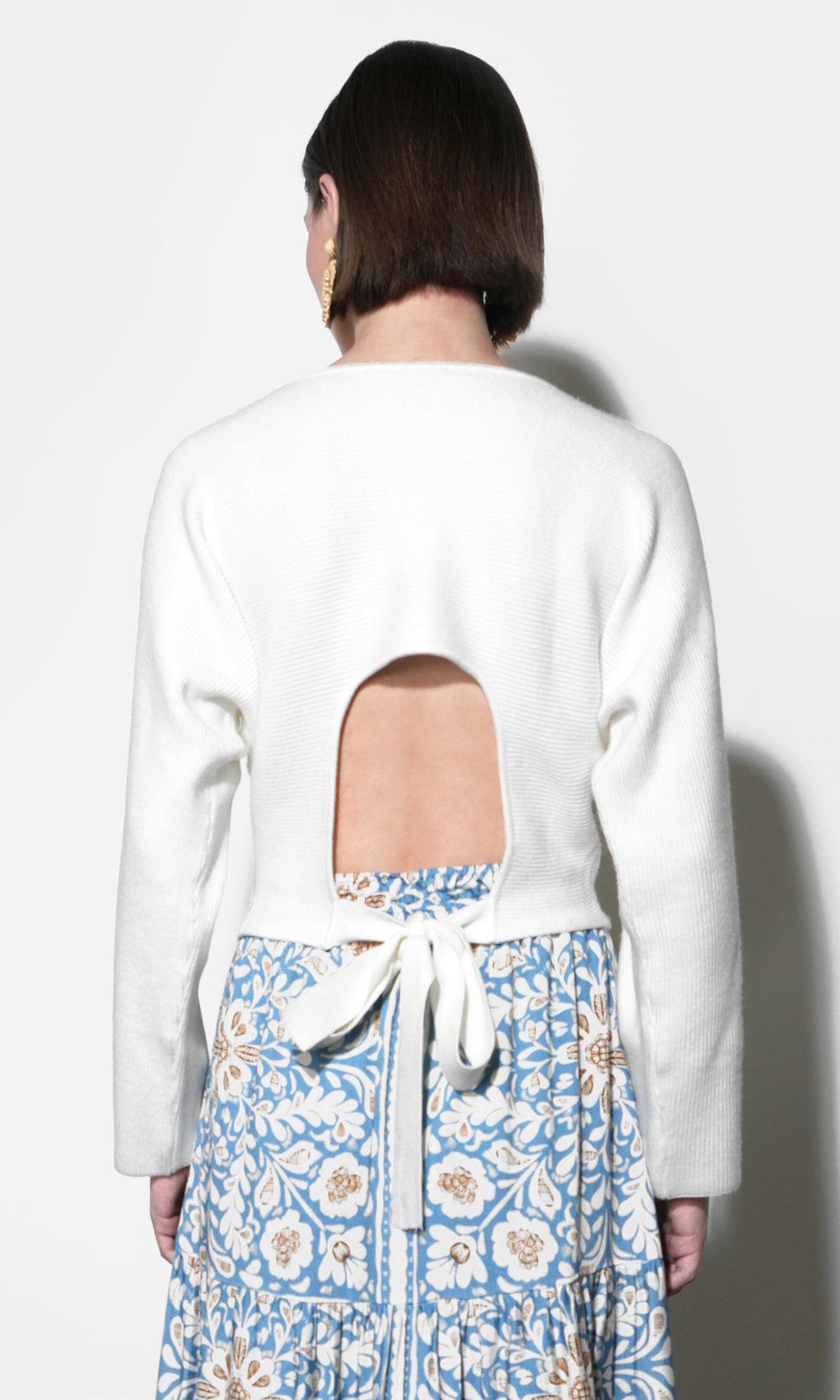 Valerie Open Back Sweater