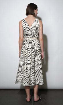 Evelyn Side Cut Out Knotted Strap Midi Dress