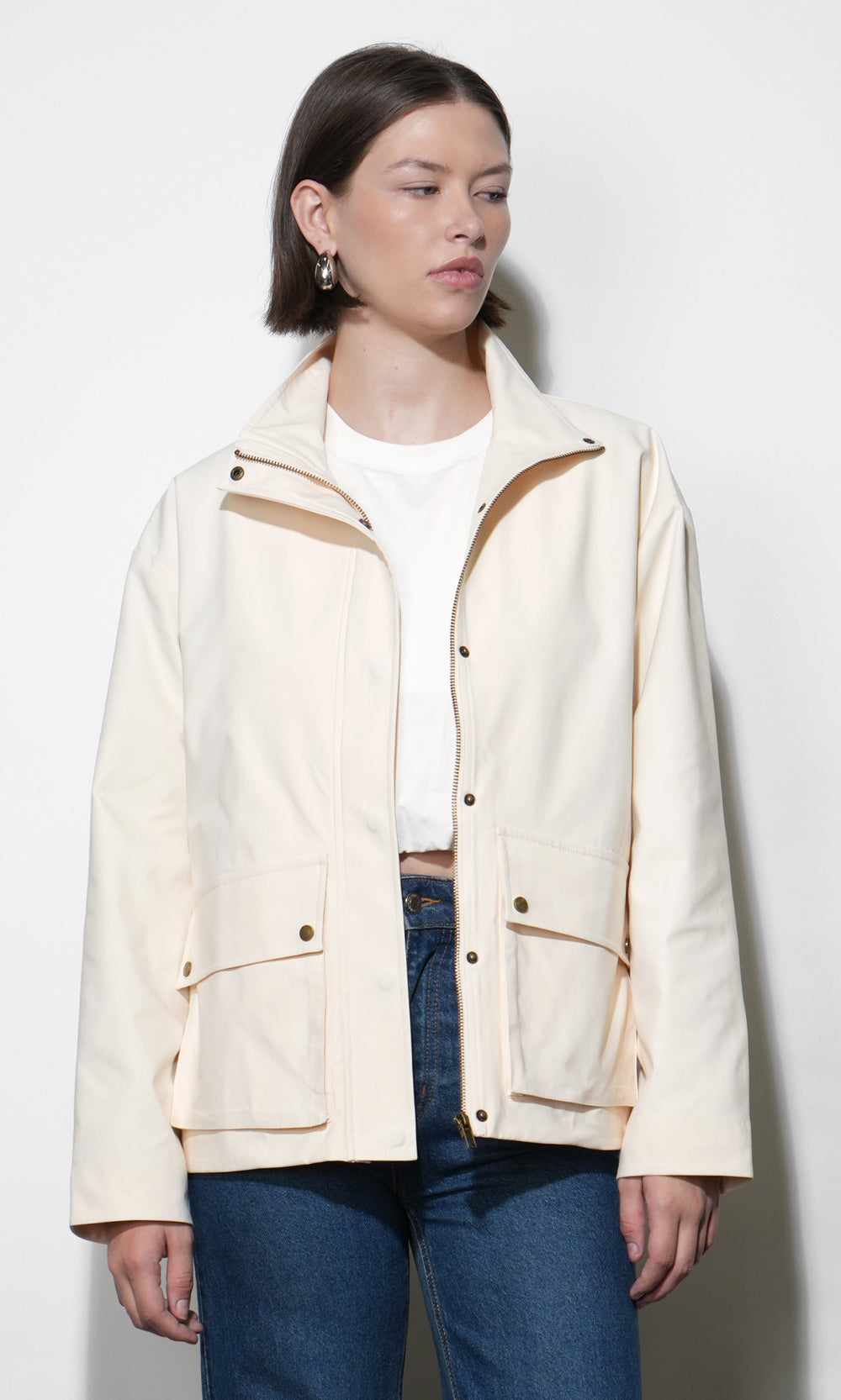 Mila Water Resistant Funnel Neck Jacket