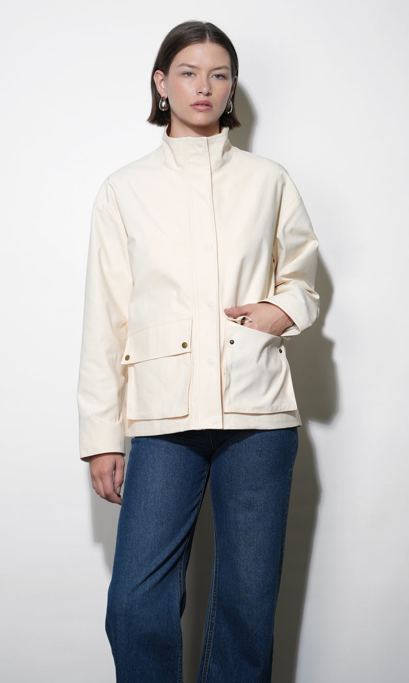 Mila Water Resistant Funnel Neck Jacket
