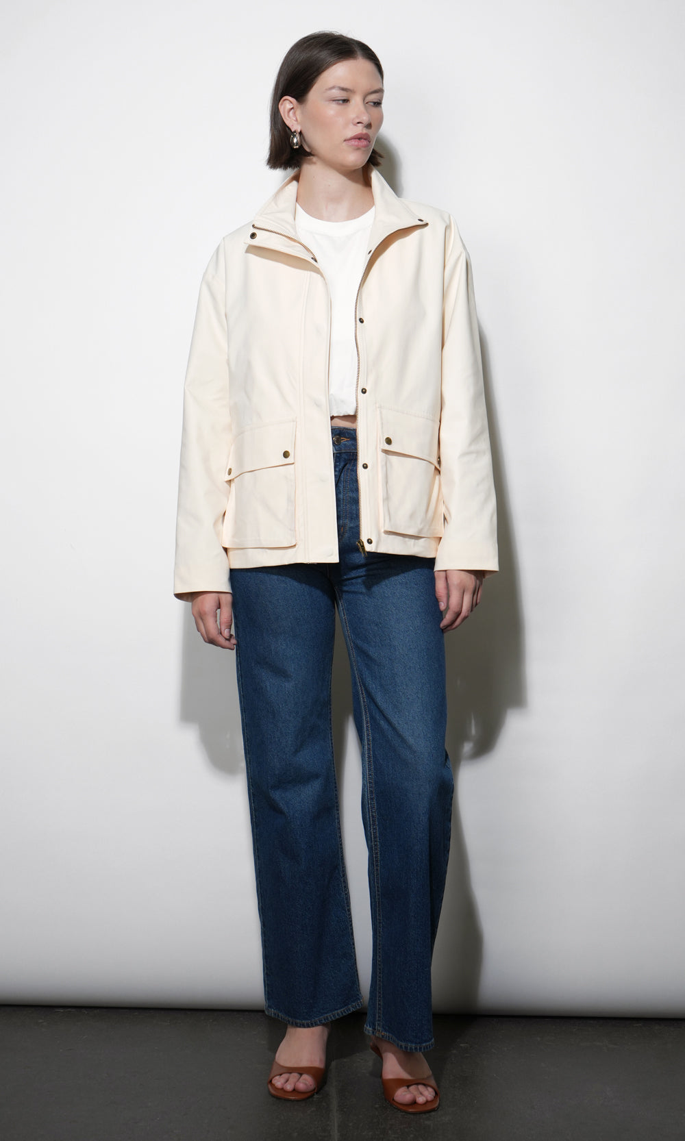 Mila Water Resistant Funnel Neck Jacket