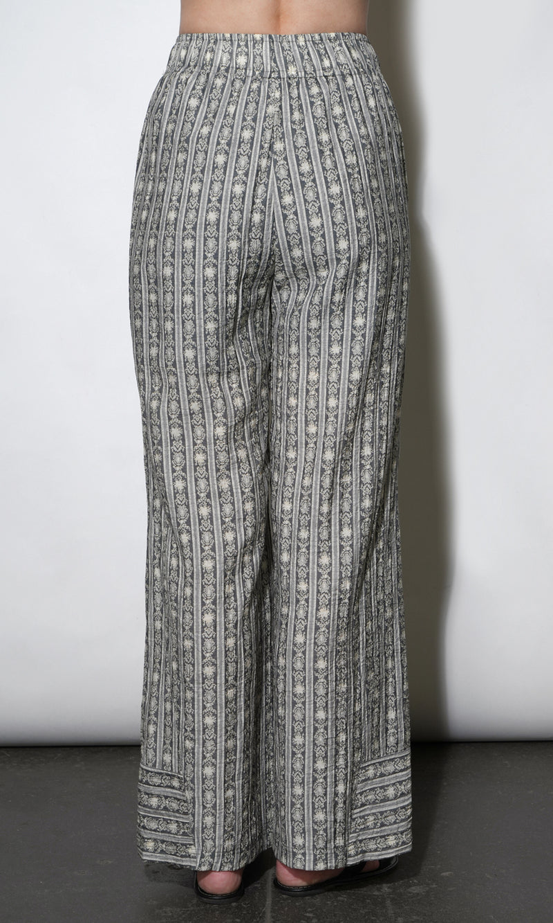 Naomi Stripe Pattern Drawstring Pants