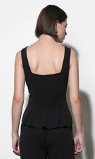 Elowyn Button Up Pleated Tank