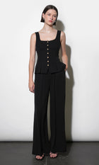 Rowyn Pin Tucked Wide Leg Pants