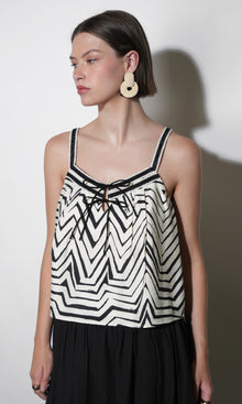 Harper Crochet Detail Sleeveless Top