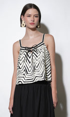 Harper Crochet Detail Sleeveless Top