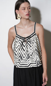 Harper Crochet Detail Sleeveless Top