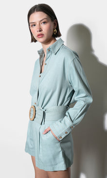 Emily Oversized Linen Blend Shirt