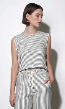 Daphne Sleeveless Knit Shell Top