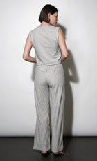Isla Wide Leg Knit Pull Up Pants