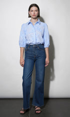 Eleanor Stripe Puff Sleeve Blouse