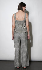 Naomi Stripe Pattern Drawstring Pants