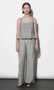 Naomi Stripe Pattern Drawstring Pants