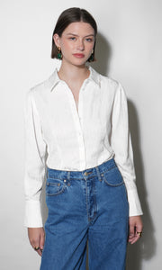 Ailani Textured Slim Blouse