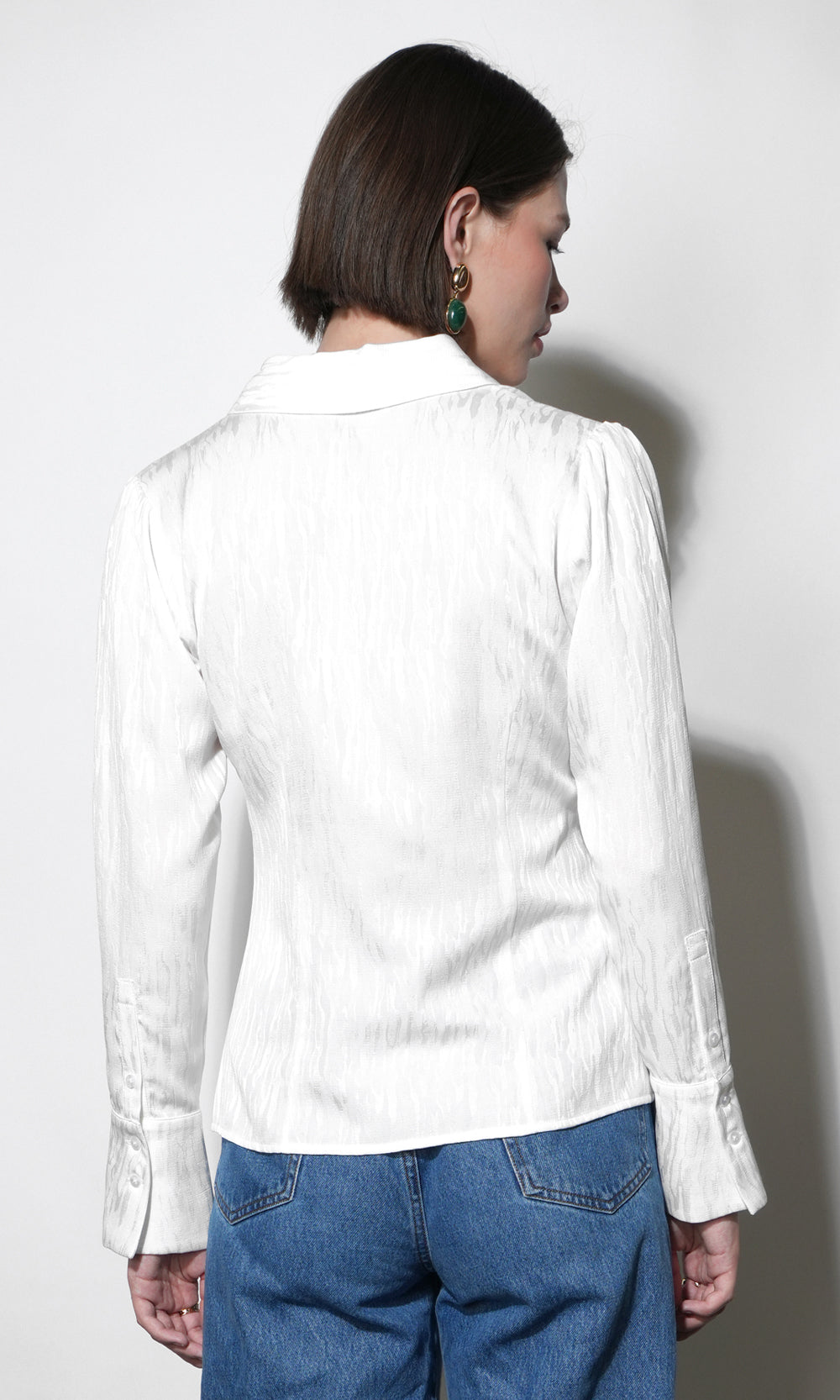 Ailani Textured Slim Blouse