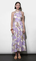 Ayla Braided Halter Strap Maxi Dress