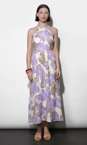 Ayla Braided Halter Strap Maxi Dress