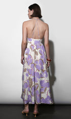 Ayla Braided Halter Strap Maxi Dress
