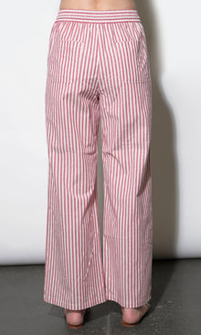 Hellen Stripe Pull Up Drawstring Pant