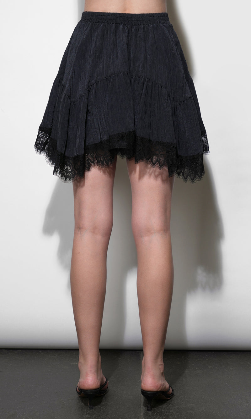Natalie Hanky Lace Hem Skirt