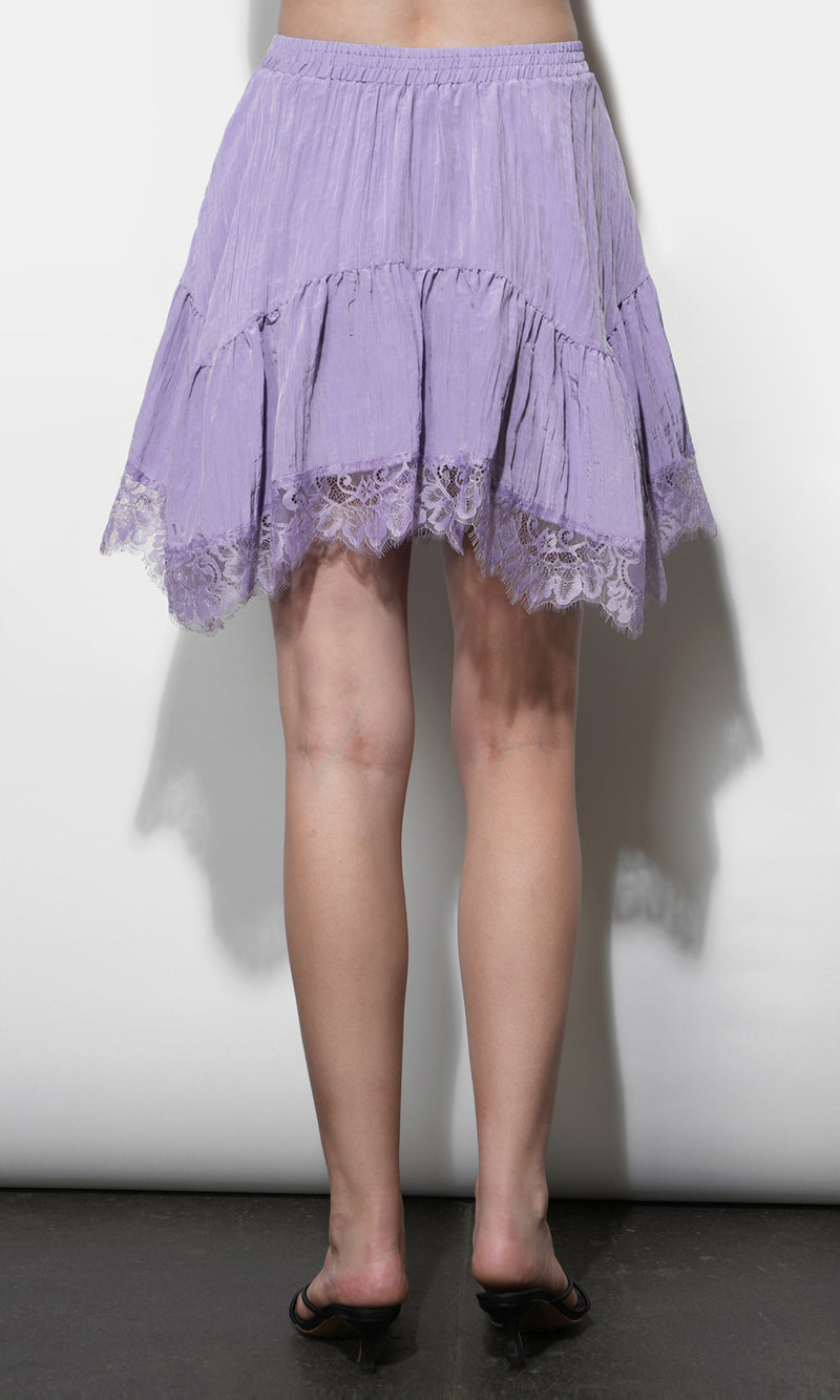 Natalie Hanky Lace Hem Skirt