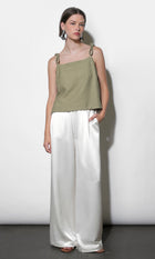 Lydia Embroidery Rope Strap Sleeveless Top
