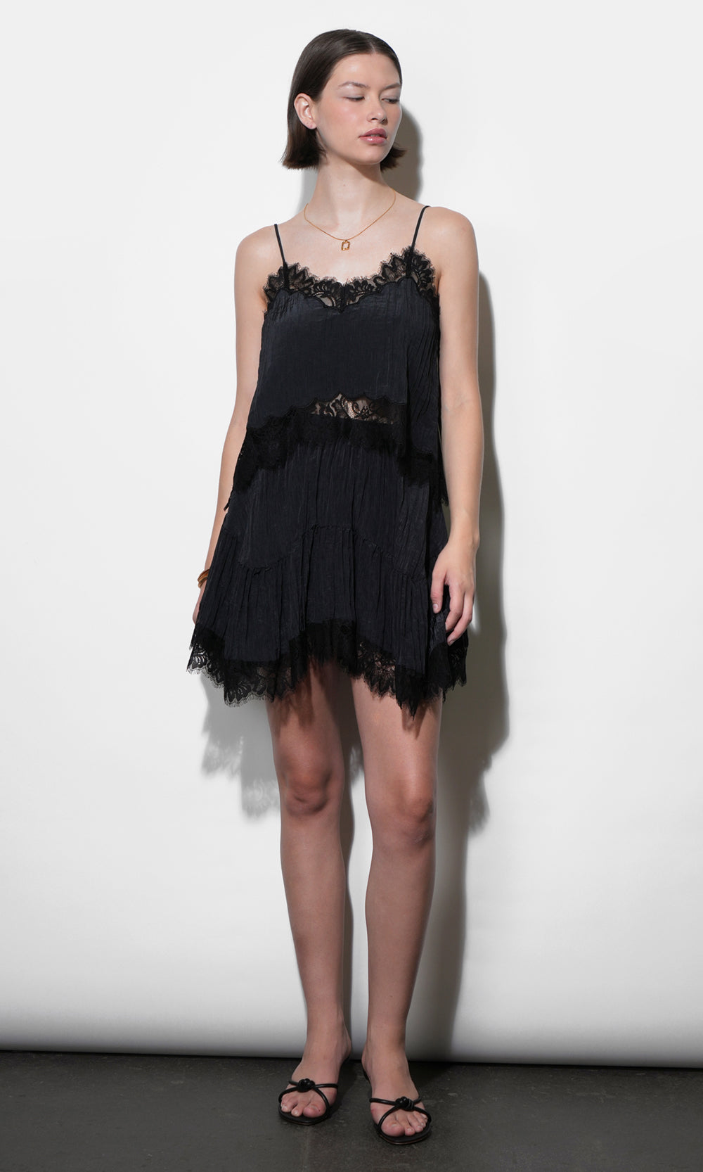 Natalie Hanky Lace Hem Skirt
