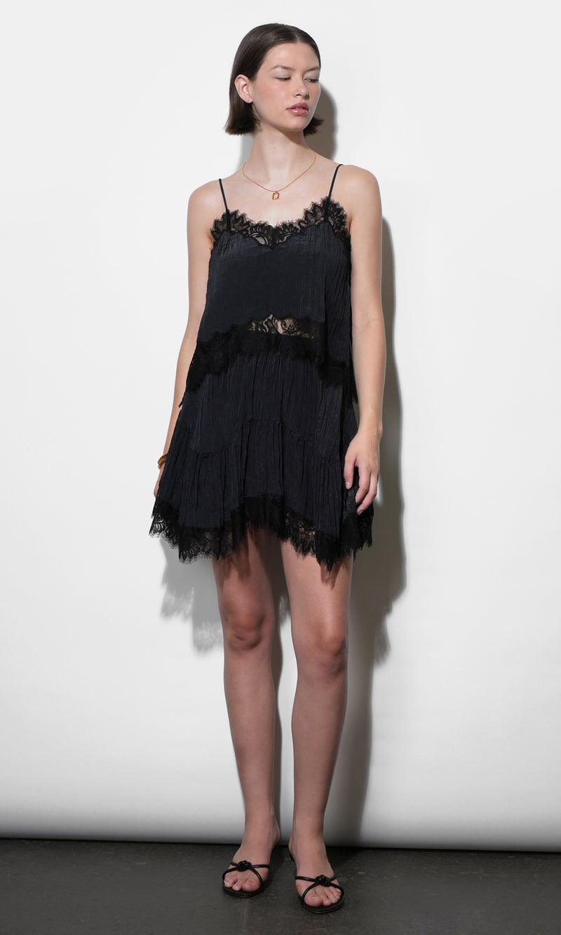 Natalie Hanky Lace Hem Skirt