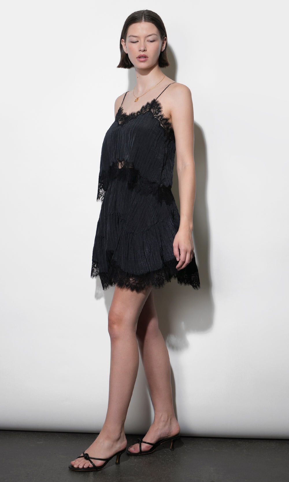 Natalie Hanky Lace Hem Skirt