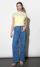 Natalia Sheer Bubble Sweater Top